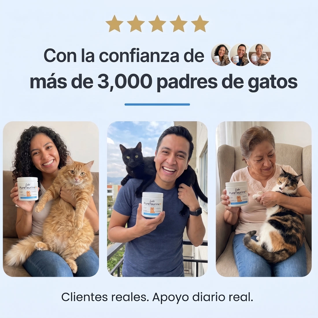Lubi Taurina Premium para Gatos — Corazón Fuerte, Visión Clara y Más Energía foto 9