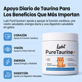 Lubi Taurina Premium para Gatos — Corazón Fuerte, Visión Clara y Más Energía