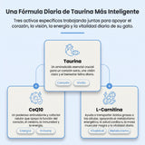 Lubi Taurina Premium para Gatos — Corazón Fuerte, Visión Clara y Más Energía